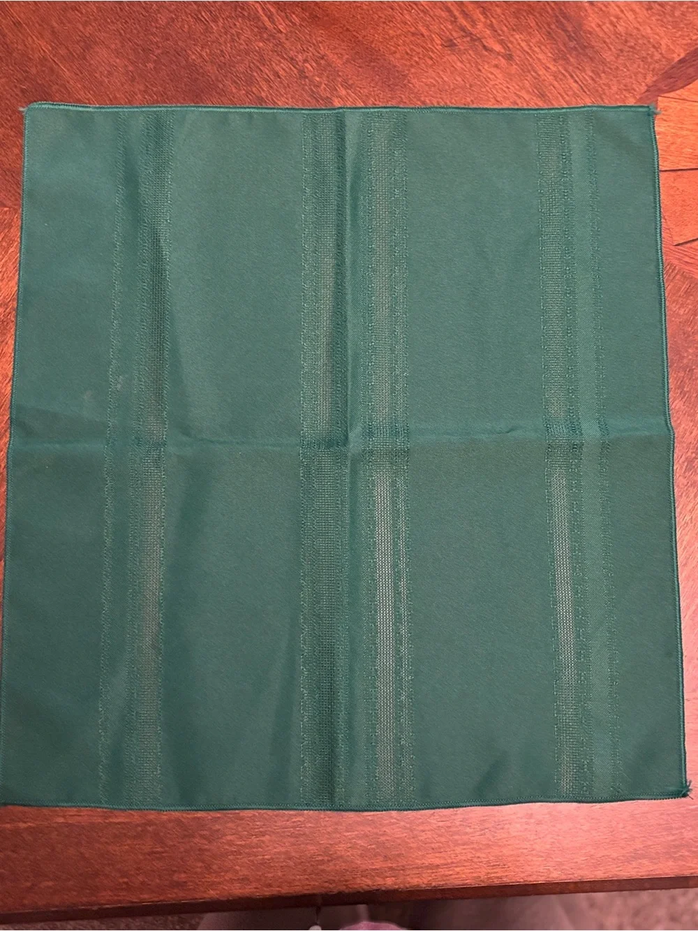 Solid Dark Green Table Napkins - Set of 6